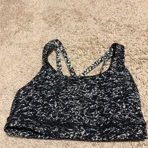 lululemon athletica Black and White Sports Bra